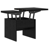 Coffee Table Black Oak 55 x 54.5 x 45 cm Engineered wood 887410