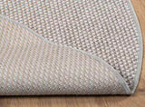 Area Rugs Round LUGO Cream and Grey 120 CM Polyester 42022723