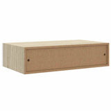 330250 Wall Drawer Shelves 2 pcs Oak and White 40x23,5x10cm MDF
