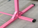 Height Adjustable Gymnastics Horizontal Bar for Kids, Children Junior Kip High Bar Fitness, Pink T3398P347570