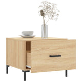 Coffee Tables 2 pcs Sonoma Oak 50x50x40 cm Engineered Wood 829403
