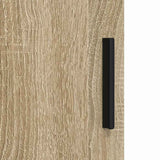 Bathroom Cabinet with Storage Sonoma Oak 30 x 35 x 192 cm 883336