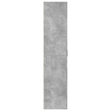Shoe Cabinet Concrete Grey 80x39x178 cm Engineered Wood 3276675