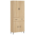 Highboard Sonoma Oak 69.5x34x180 cm Engineered Wood 3198164