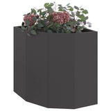Corner Planter Black 45 x 45 x 50 cm Steel 883668