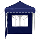 Pop-up Party Tent 195 x 195 x 245 cm Blue Oxford Fabric 42019725