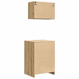 Garage Cabinets 2 pcs Artisan Oak Engineered Wood 3328340