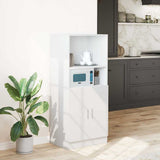 Kitchen Cabinet White 57x41.5x131.5 cm Engineered Wood 860121