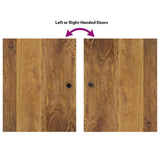 4 Piece Bathroom Furniture Set Solid Wood Mango 3200644