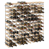 Wine Rack for 120 Bottles Solid Pinewood 282472