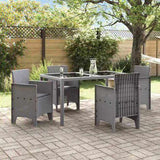 Garden Chair 4 pcs Light Grey 53 x 49 x 85 cm Polypropylene 847486