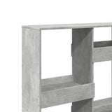 Bookcase Concrete Grey 100x33x135 cm Engineered Wood 3309387