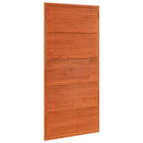 Barn Door Wax Brown 100x208 cm Solid Wood Pine 850631