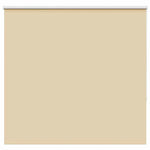 ZNTS Roller Blind Blackout Beige 155x150 cm Fabric Width 151.6 cm Polyester 4010749