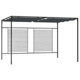Gazebo with Retractable Roof 4x3x2.3 m Anthracite 180 g/m 313625