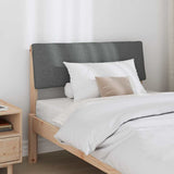Upholstered Headboard Dark Grey 90 cm Solid Pine Wood 879140