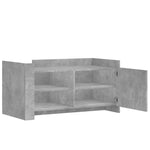 ZNTS Coffee Table Concrete Grey 100x50x50 cm Engineered Wood 848363