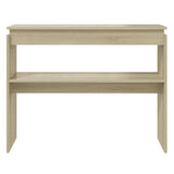 Console Table Sonoma Oak 102x30x80 cm Engineered Wood 808326