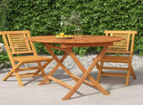 Folding Garden Table 85x75 cm Solid Wood Teak 362619