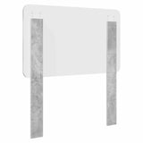 Headboard Concrete Grey Engineered wood 887916