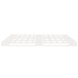 Bed Frame without Mattress White 200x200 cm Solid Wood Pine 3120153