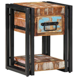 Bedside Cabinet Multicolour 30 x 30 x 40 cm Solid Reclaim Wood 4016708