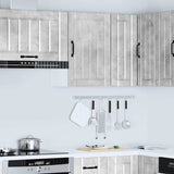 ZNTS Kitchen Wall Cabinet Lucca Concrete Grey Engineered Wood 853791