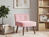 Slipper Chair Pink Velvet 42050516
