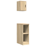Garage Cabinets 2 pcs Sonoma Oak Engineered Wood 3328262