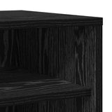 Shoe Cabinet 2 pcs Black Oak 32 x 35 x 70 cm Engineered Wood 862687