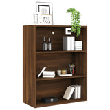 ZNTS Hanging Wall Cabinet Brown Oak 69.5x32.5x90 cm 817401