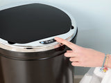 50L Sensor Bin for Kitchen Waste Automatic Dustbin Motion Detection Dustbin Stainless Steel Rubbish T3398P344549