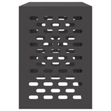 Air Conditioner Cover Black 100 x 50 x 70 cm Steel 865897