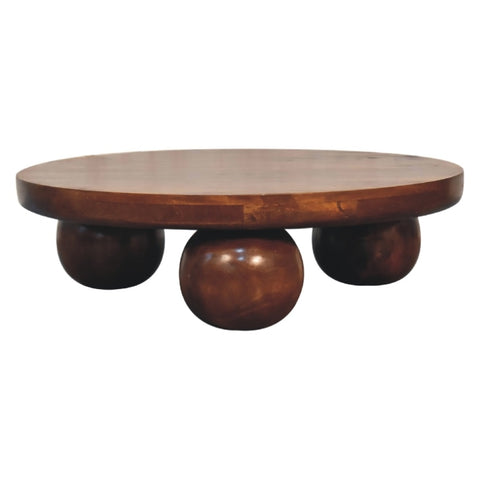 Chestnut Central Ball Table IN3573