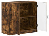 Bathroom Storage Cainet UTRECHT Smoked Oak 59.5 x 31 x 77 cm 897720