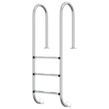 Pool Ladder 54x38x158 cm 304 Stainless Steel 93458