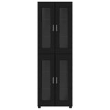 Highboard FLORIN Black 60 x 35 x 182 cm Engineered Wood 3397905