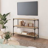Book Cabinet Sonoma Oak 100x33x70.5 cm Engineered Wood and Steel 819353