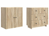 Cabinet Set 2 pcs 66 x 34.5 x 90 cm Engineered Wood 3416378