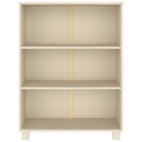 Book Cabinet HAMAR Honey Brown 85x35x112 cm Solid Wood Pine 340484