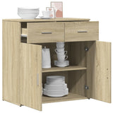 Sideboard Sonoma Oak 79x38x80 cm Engineered Wood 840522