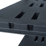 Storage Shelf Rack Black 220 kg 90x40x138 cm Plastic 45679