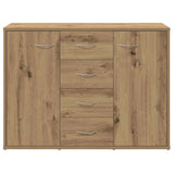 Sideboard Artisan Oak 88x30x64 cm Engineered Wood 855893