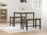 Dining Tables 60 x 60 x 75 cm METAL 892619