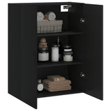 Wall Mounted Cabinet Black 69.5x34x90 cm 828437
