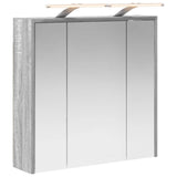Bathroom Mirror Cabinet Grey Sonoma 63.5 x 16 x 62.5 cm 889164