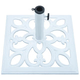 Umbrella Base White 12 kg 49 cm Cast Iron 47867