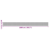 Rug Rectangular Natural80x1000 cm Bamboo 376931