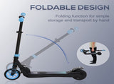 Folding Electric Scooter with Brake, for Ages 6 Years, 8km/h Maximum Speed, Blue T3398P349448