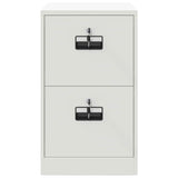 File Cabinet White 44 x 50 x 74.5 cm Cold-Rolled Steel 891597